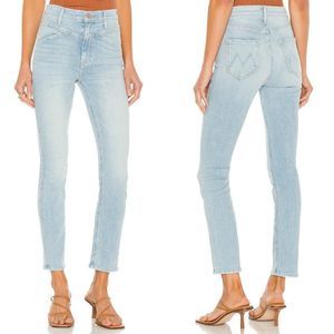Mother The Dazzler Yoke Front Ankle Jeans